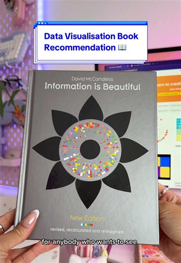 Data visualisation book recommendation for anyone who wants to see how powerful, beautiful design can make complex data click instantly 📊🌍🧠 ✨ Turns huge, messy datasets into striking visuals that are actually easy to understand ✨ Covers everything from health and science to money and culture.. a masterclass in spotting patterns and telling stories with data ✨ Perfect if you want inspiration for making your own data visuals more compelling, not just functional ✨ Pairs with the website informat