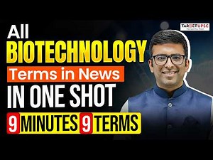 100% Expected Biotechnology Questions for UPSC 2026 | One Shot #upscprelims2026