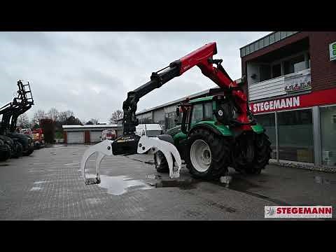 Valtra T202 mit Forstkran Epsolution M80R und FG37