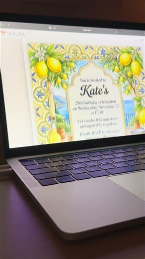 Create unique invitations for your party FOR FREE 👉🏻 invuna.com🔥