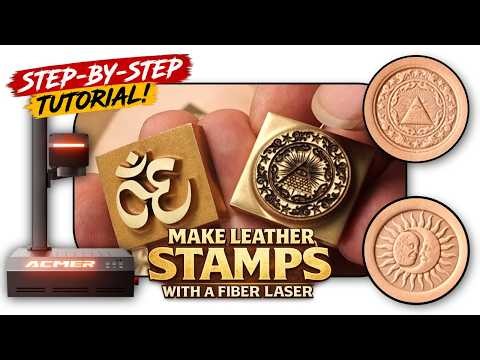 How to Make DIY Leather Stamps with a Fiber Laser (Depth Maps)