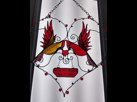 How To Assemble & Solder 3D Stained Glass Cardinals Part 1 of 2