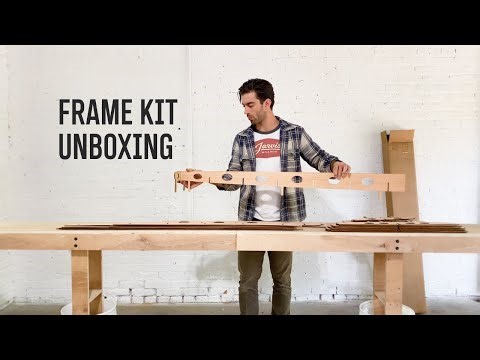 Unboxing and Assembling our 11'8" Paddle Board Frame Kit