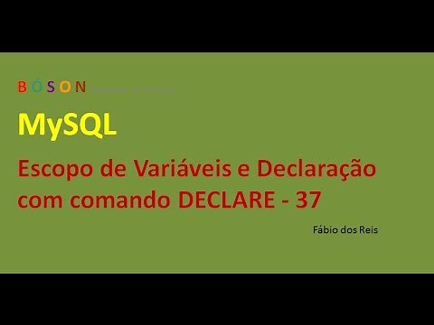 MySQL - Local Variables and Scope - DECLARE Command - 37