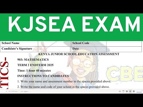 KJSEA MATHS REVISION | GRADE 9 | SECTION A