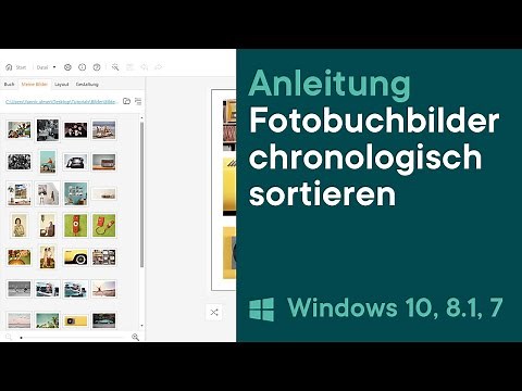 ifolor Tutorials | Fotobuchbilder chronologisch sortieren im ifolor Designer für Windows