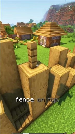 The Best Village Fence Design for Minecraft!