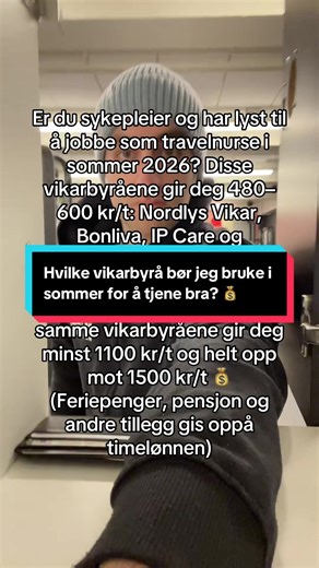 Give it a chance 🤩 I tillegg dekker vikarbyråer utgifter knyttet opp mot vikarbolig og reise. Hvis dere trodde sykepleiere i vikarbyrå tjente bra, så har dere ikke sett lønningene til legene. De tjener EKSTREMT bra, og det er velfortjent 🥰 Lønnen som presenteres her er avhengig av flere faktorer. Alt fra din evne til lønnsforhandling, din erfaring, ferdigheter, spesialisering, hva slags type oppdrag det er, lengde på oppdrag, hvor akutt oppdraget er, hvor tilgjengelig du er, hvor fleksibel du 
