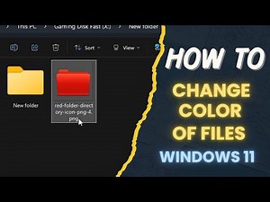 Transform Your Windows 11 Folders with Custom Colors & Icons!