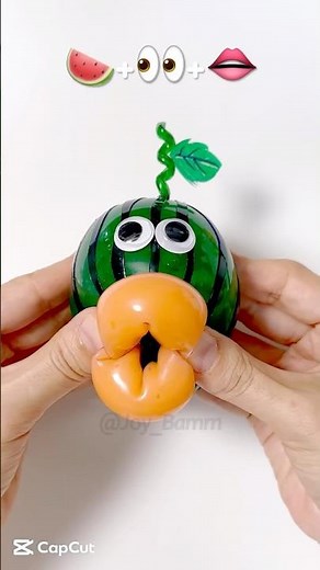 🍉+👀+👄Reverse Play⏪⏪⏪DIY with Nano Tape! #Emoji mixing