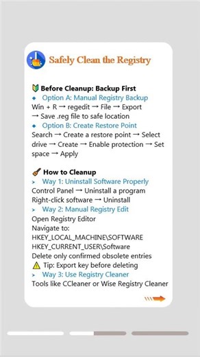 How to Safely Clean the Windows Registry (Without Breaking Your PC)#registry #windowstips