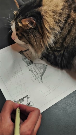 🖋️ Fountain Pen Drawing | Finding Beauty in the Chaos ✨ #art #painting #drawing