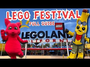 NEW LEGO Festival at LEGOLAND California - New Summertime Event! Full Guide + Construction Updates