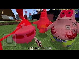 Realistic 3D SpongeBob addon with blood showcase