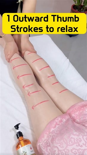 Leg massage tutorial for pain relief #legmassage #calfmassage