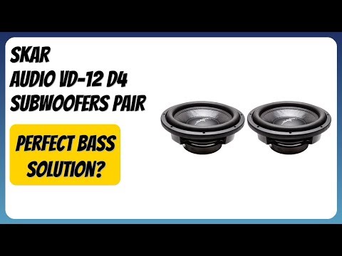 REVIEW (2026): Skar Audio VD-12 D4 Subwoofers Pair. Features