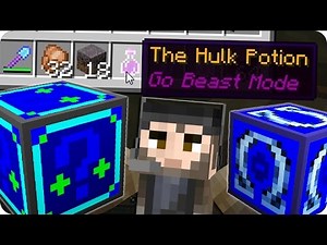 ¡THE HULK POTION! LUCKY BLOCKS | Minecraft Con Sara, Luh Y Exo