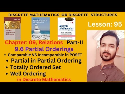 Lesson 95 Part II: Comparable VS Incomparable in POSET | Totally Ordered Set | Well Ordering |