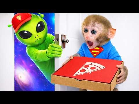 Affe JoJo und das seltsame UFO-Pizza-Lieferung von Außerirdischen |JoJo und Freunde