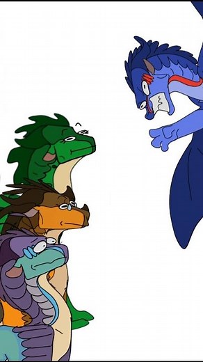 Swordtail is a little stupid | Wings of Fire Animation #wofmeme #wingsoffire
