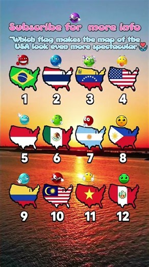 Which flag makes the map of the USA leck even more spectacular #usa #map #geography