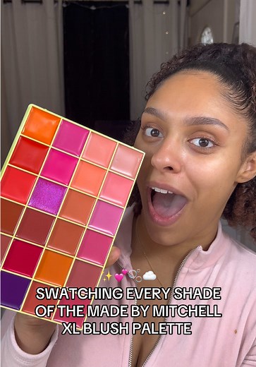 Explore the Made by Mitchell XL Blush Palette Shades