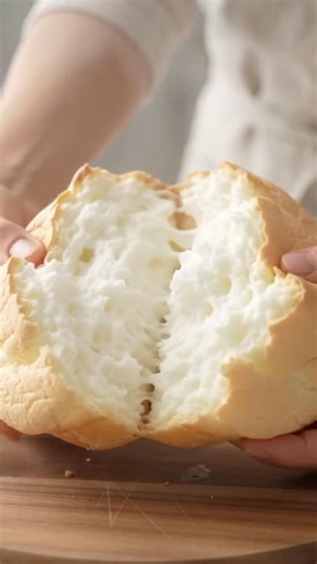 Easy fluffy cloud cake recipe #asmr #easyrecipe