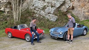 I compared an electric MG to a petrol Healey