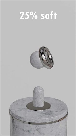 0% vs 100% Soft Torus Satisfying Simulation in Blender3D #satisfying #satisfyingvideo