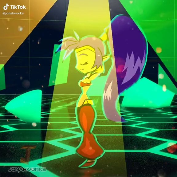 Shantae loves to dance💃🏾 #dance #animation #shantae #videogames #cutegirl #beautiful #shantaehalfgeniehero #club #party #indiegames #undertale