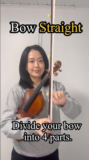 How to Keep Your Bow Arm Straight #violin #violinlessons #violinteacher