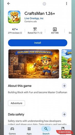 Craftsman 1.26+ Real? How to Install & Play on Mobile!