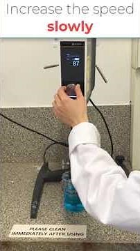 How to use - HeiDolph overhead stirrer