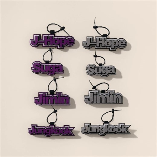 Kpop BTS Inspired Oshi Keychain, Handmade Support Charm, Cute Bag Pendant, Nonwoven Fabric Keyring - Etsy