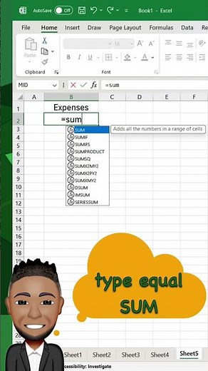 Sum Data from Multiple Sheets with this Trick!
