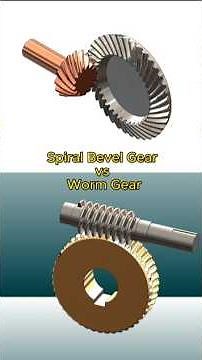 Speed vs Torque: Spiral Bevel or Worm Gear? ⚙️