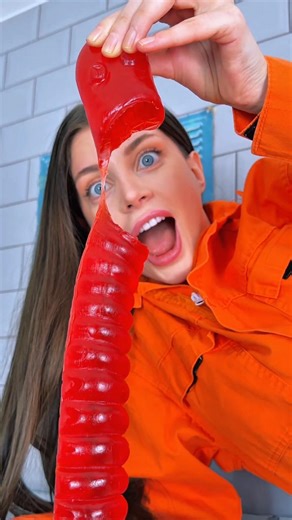 Fake Gummy Worm Prank! 🤫#shorts