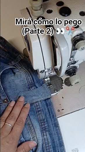 Cómo agrandar la cintura de un jean (Parte 2) 👖✂️ #jeans #diy #costura
