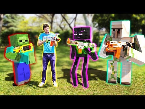 NERF meets Minecraft | Full Movie Animation!