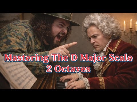 How to Play the D Majors scale - Two Octaves | Piano Boot Camp Day 1 |