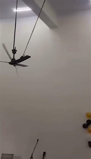 Ceiling fan fail #ceilingfan #ceilingfanfails #shorts