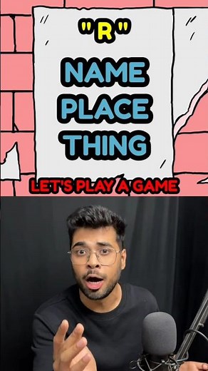Name Place Thing Game 😱😳