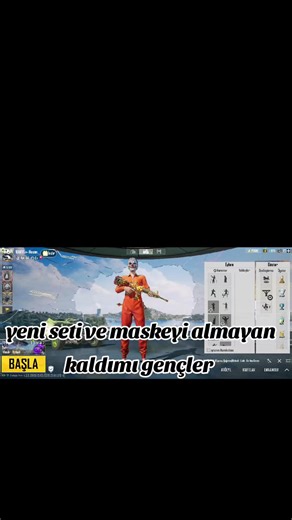 pubg mobil yeni seti ve maskeyi almayan kaldımı gençler #pubgmobile #yeniset #yenimaske #s2maskesi
