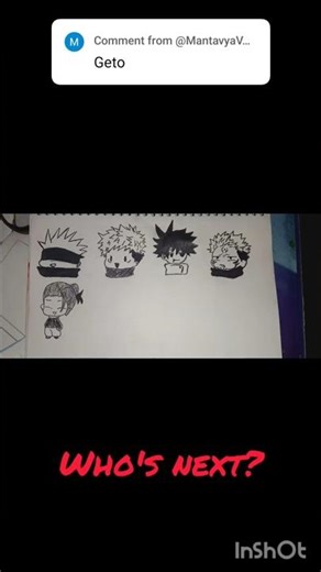 Geto chibi drawing tutorial