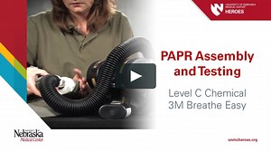 PAPR Assembly and Testing - Level C Chemical: 3M Breathe Easy