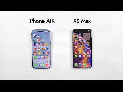 iPhone AIR vs iPhone XS Max - SPEED TEST