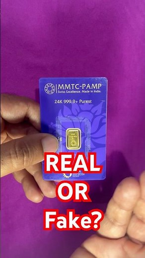 Is MMTC PAMP 1g Gold Really Pure? Truth Inside
