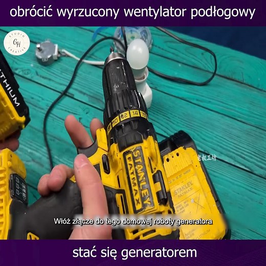 Ten generator DIY zamienia stary wentylator podłogowy w generator — efekty są niesamowite!🙀 | Uliczny Styl Club