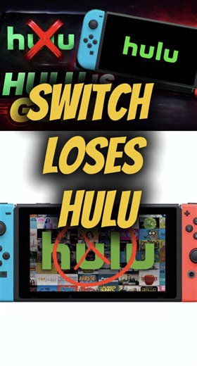 Hulu is officially leaving Nintendo Switch… and there’s basically nothing replacing it. #nintendoswitch #hulu #gamingnews #streamingwars #switch2