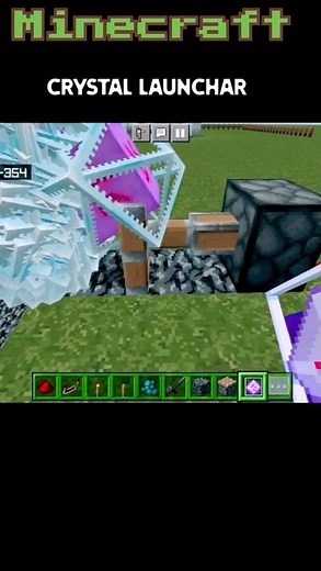 minecraft crystal launchar